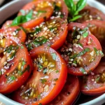 Zesty Marinated Tomatoes