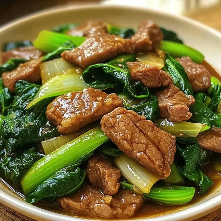 Beef and Bok Choy Stir Fry