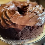 Chocolate Pound Cake with Chocolate Frosting
