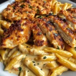 Creamy Cajun Three-Cheese Chicken Penne Recipe