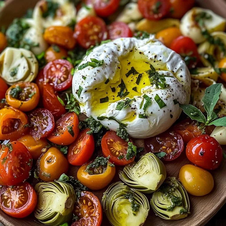 Mediterranean Burrata Board