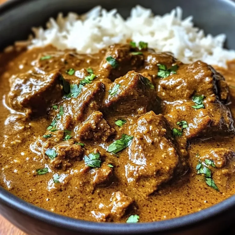 Slow-Cooked Beef Curry in Spiced Coconut Gravy