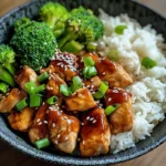 Teriyaki Chicken Bowl with Broccoli & Rice