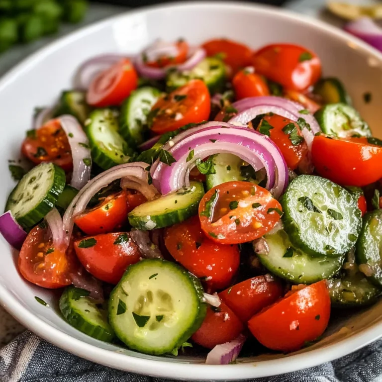 Cucumber Tomato Salad