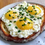 Easy 6-Ingredient Egg and Ricotta Toast