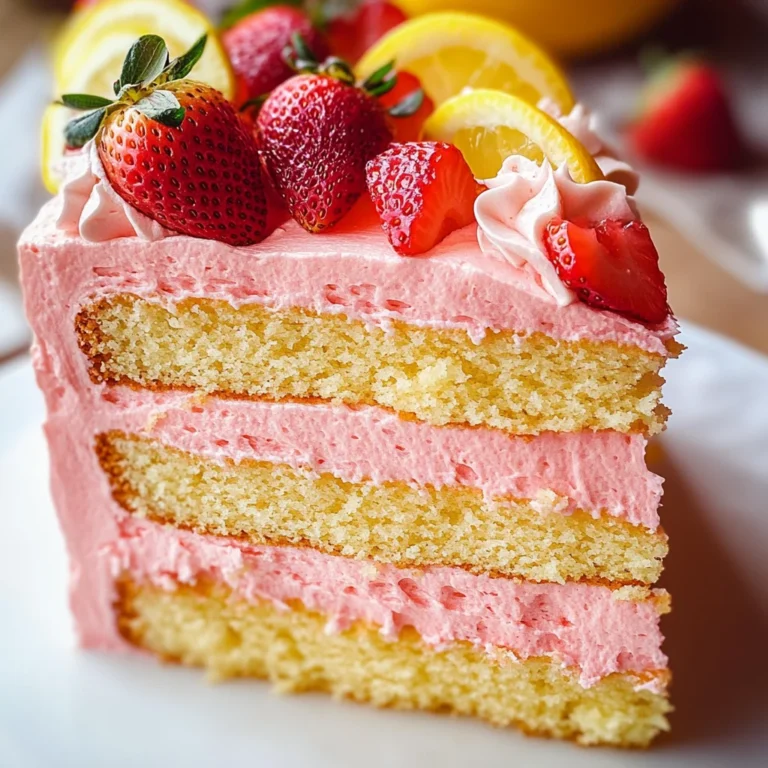 Strawberry Lemon Cake