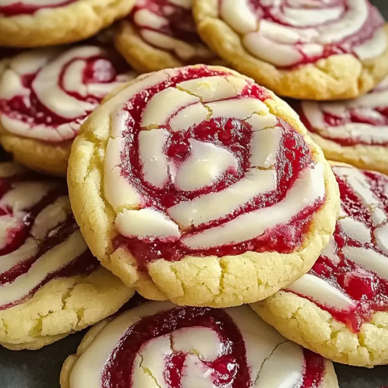 White Chocolate Lemon Raspberry Cookies - Delicious Recipe