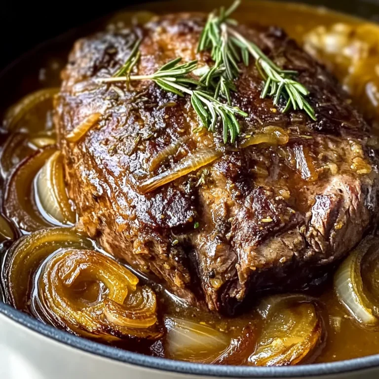 Comforting French Onion Pot Roast - theamazingfood