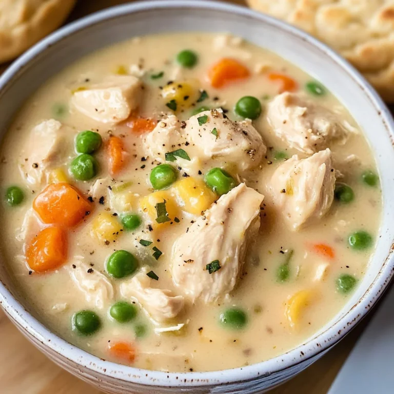 Creamy Chicken Pot Pie Soup