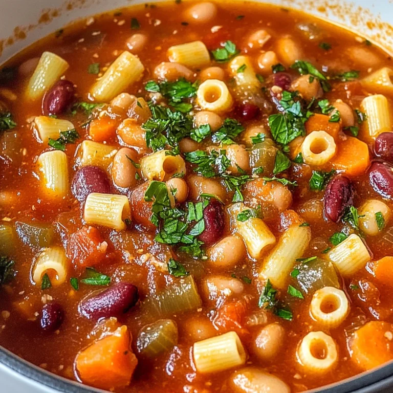 Hearty Pasta Fagioli Soup