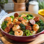 Honey Garlic Shrimp With Sausage and Broccoli: A Delightful Dish