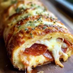 Italian Stromboli Stuffed Bread