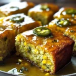 Jalapeño Cornbread with Lime Honey Glaze