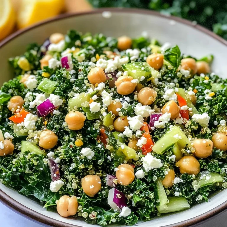 Kale Quinoa Salad - With Lemon Dressing