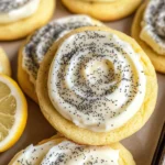 Lemon Poppy Seed Cheesecake Cookies