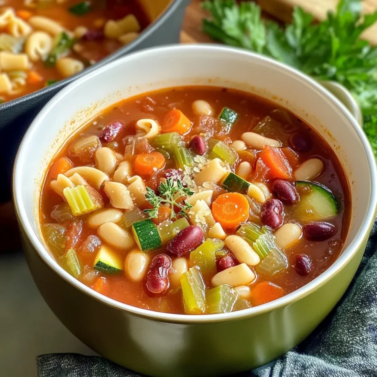 Minestrone Soup (Olive Garden Copycat) Recipe