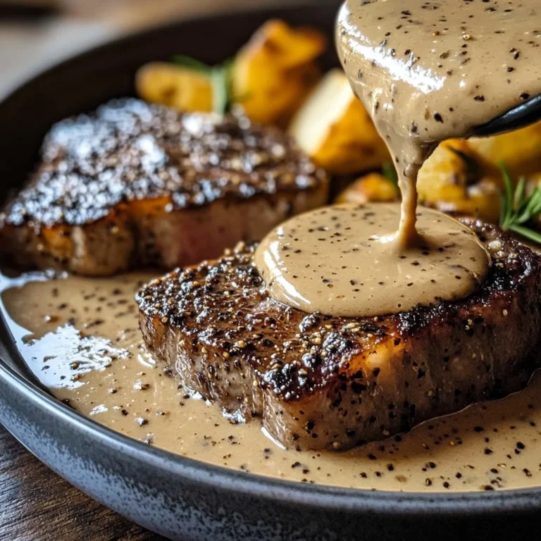 Peppercorn Sauce – Creamy, Savory & Perfect for Steak