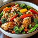 Slow Cooker Honey Garlic Chicken And Veggies Recipe