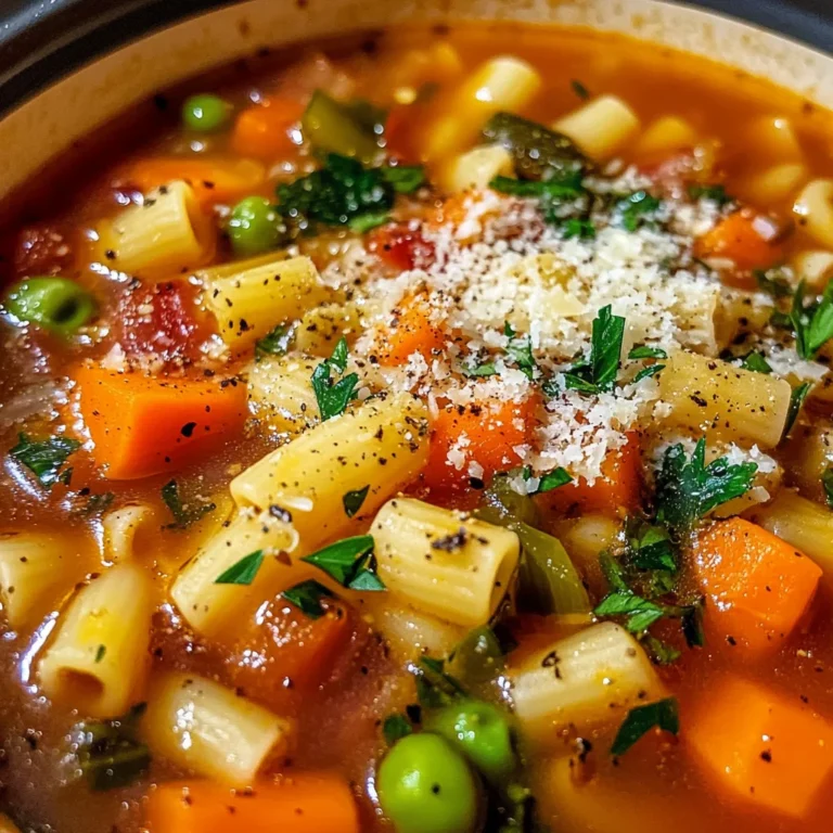 Authentic Minestrone Soup