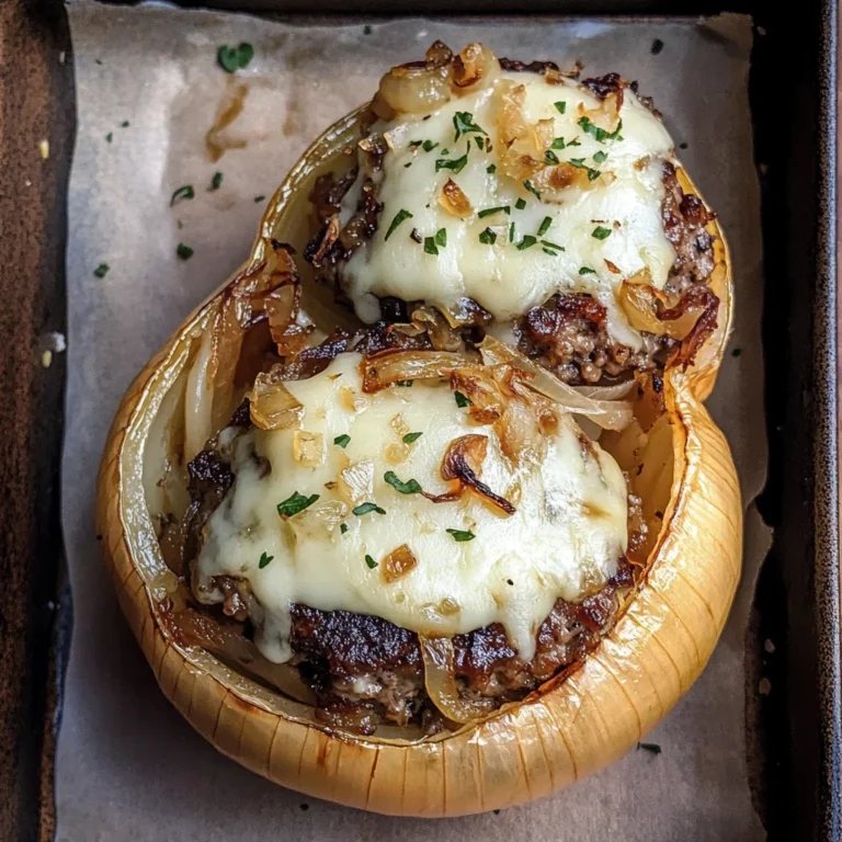 Deconstructed French Onion Burger