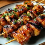 Grilled Thai Coconut Chicken Skewers