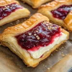 Leftover cranberry sauce cheese danish