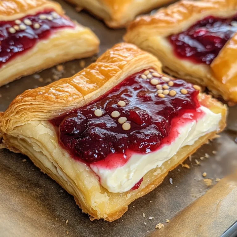 Leftover cranberry sauce cheese danish