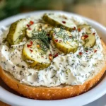 Mouthwatering Dill Pickle Cream Cheese
