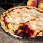 Raspberry Peach Pie