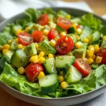 Avocado Salad with Lime Cilantro Dressing
