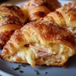Baked Turkey and Cheese Croissant Recipe