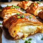Baked Turkey and Cheese Croissants
