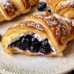 Berries and Cream Filled Croissants