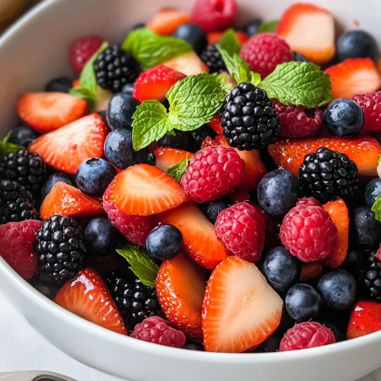 Berry Salad with Mint