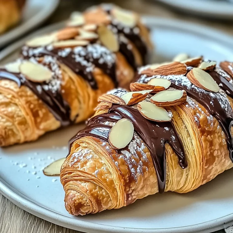 Chocolate Almond Croissants