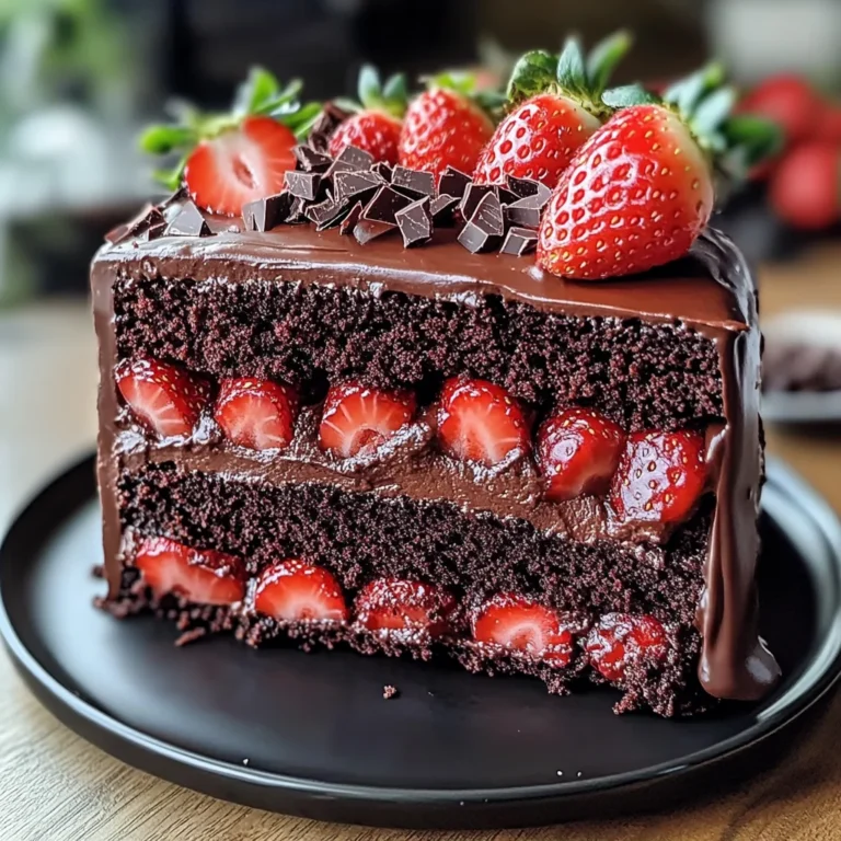 Chocolate Strawberry Cake Recipe: Indulgent Dessert Tips