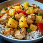 Create a Flavorful Pineapple Chicken Rice in Just 5 Steps!