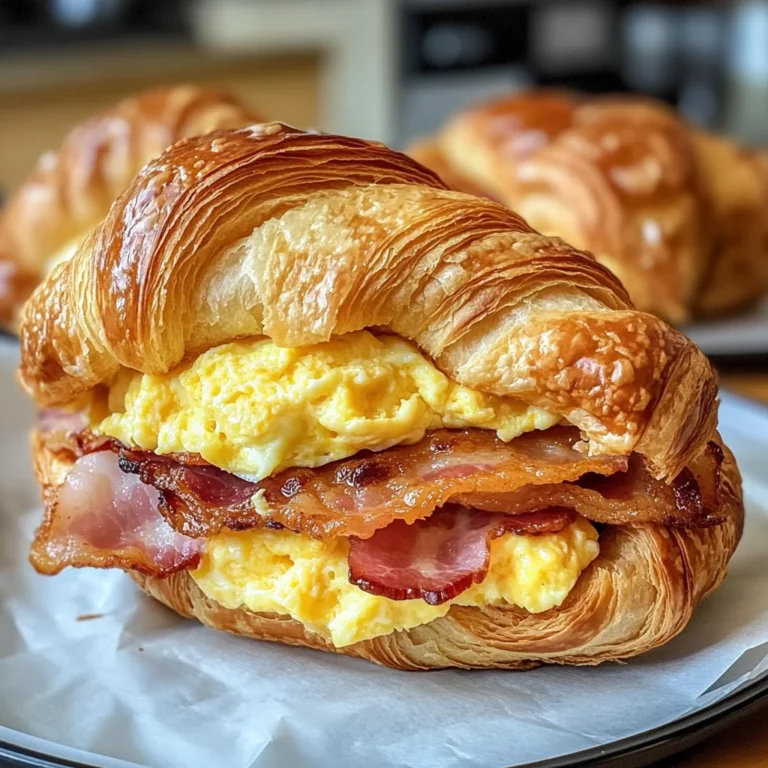 Croissant Breakfast Sandwiches
