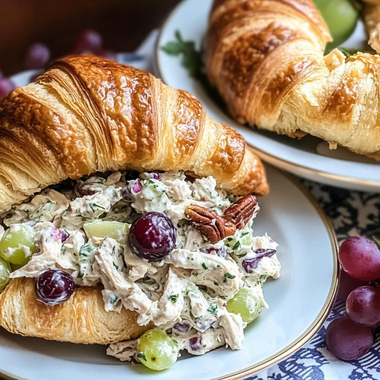 Croissant Chicken Salad Sandwiches
