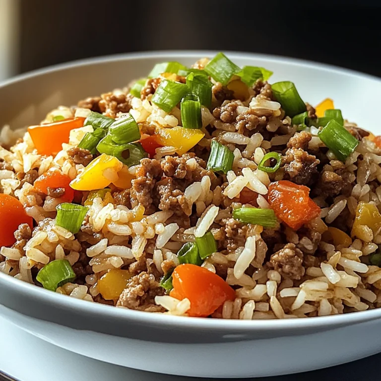Dirty Rice with Ground Beef