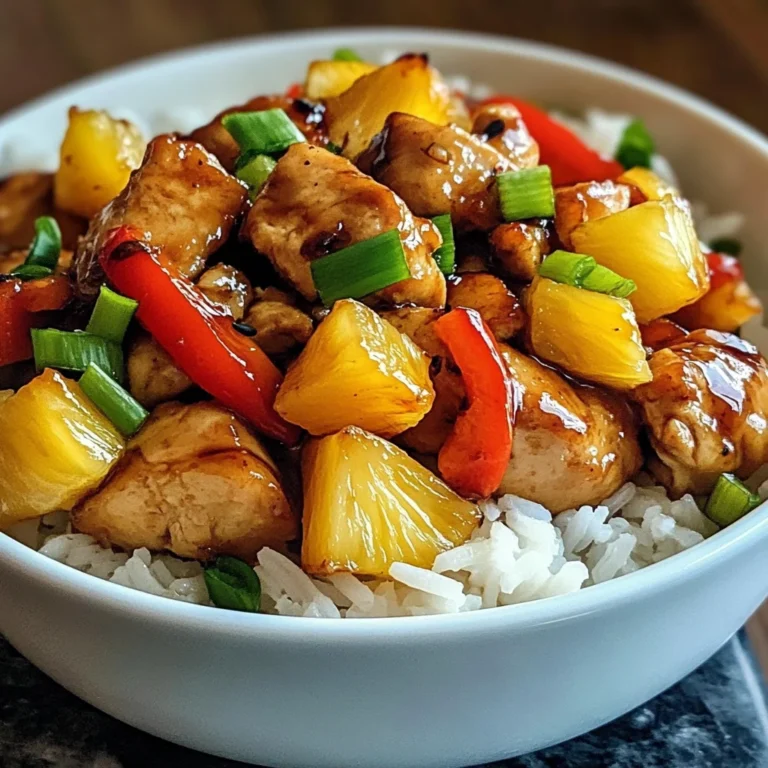 Disgustingly Easy Pineapple Chicken and Rice in 30