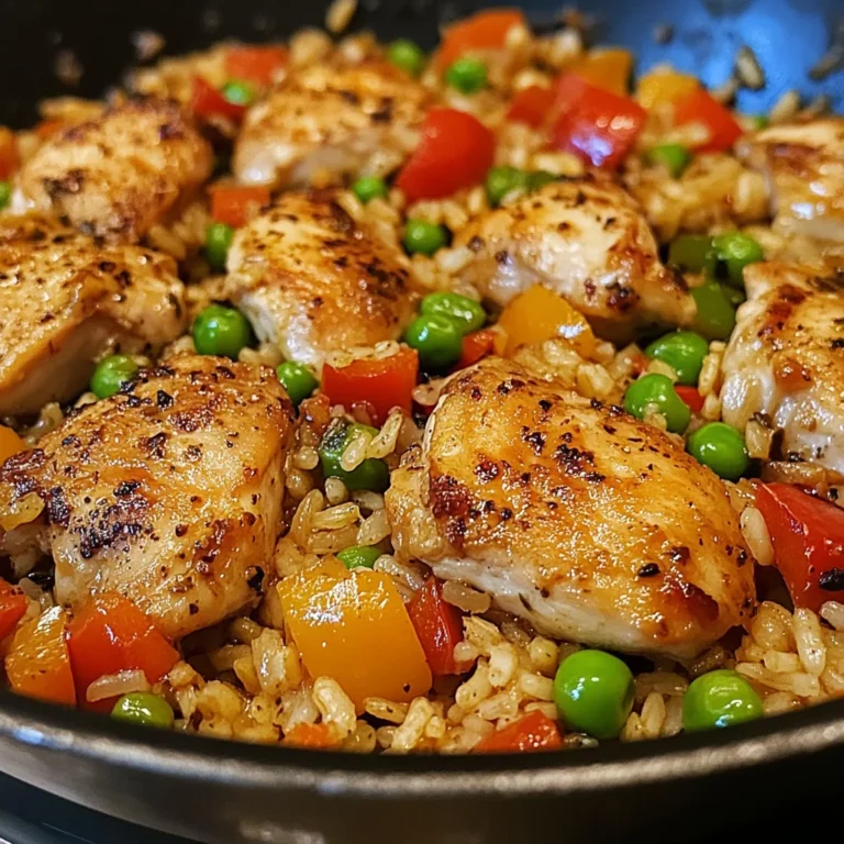 Easy Chicken Pepper Rice Skillet Recipe for Bold, Home-Cooked Flavor