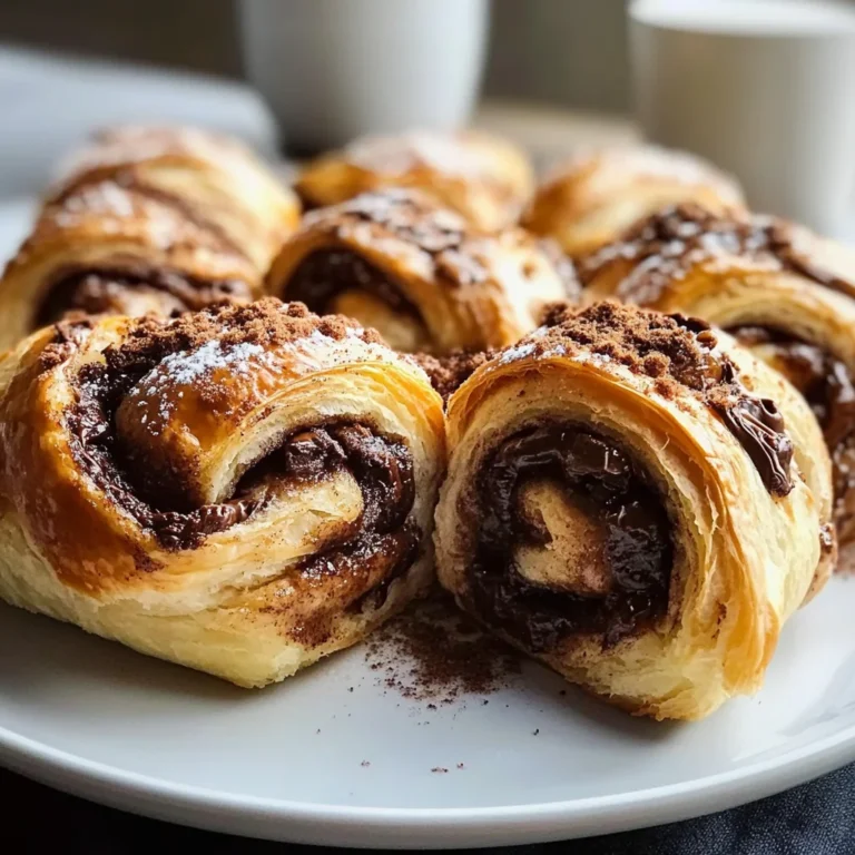Easy Chocolate Croissant Cinnamon Rolls