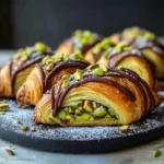 Easy Pistachio Chocolate Croissant Recipe | Homemade French Treat