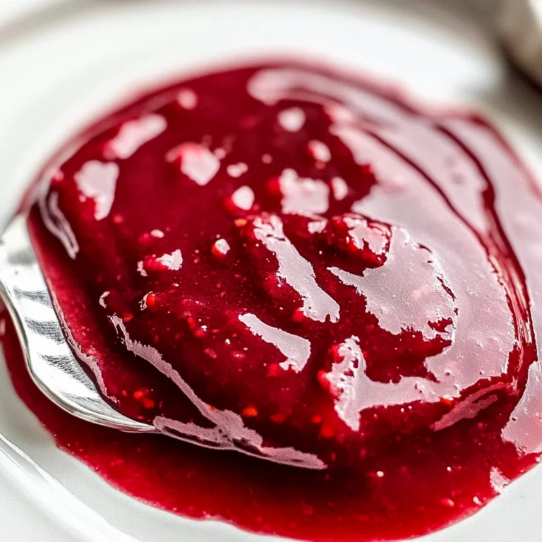 Easy Raspberry Coulis