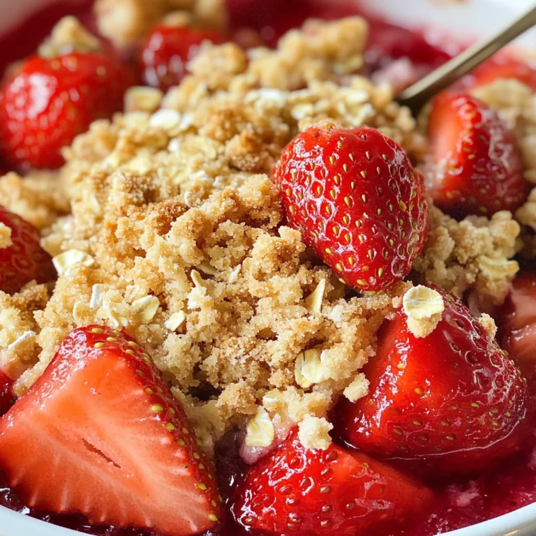Easy Strawberry Crisp
