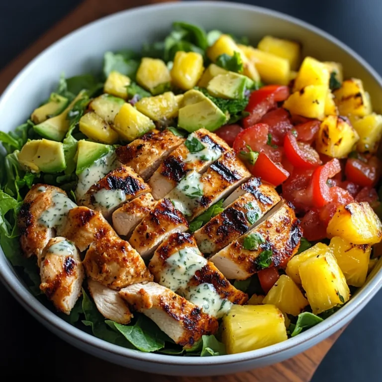 Hawaiian Chicken Salad Bowl