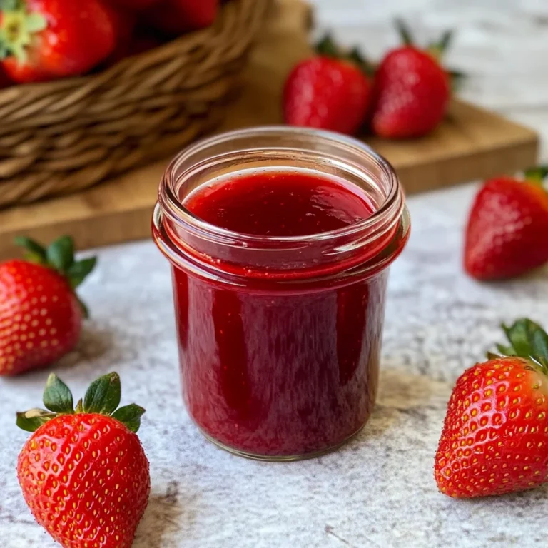 Homemade Strawberry Syrup Recipe
