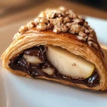 Irresistible Pear Chocolate Hazelnut Croissant Recipe