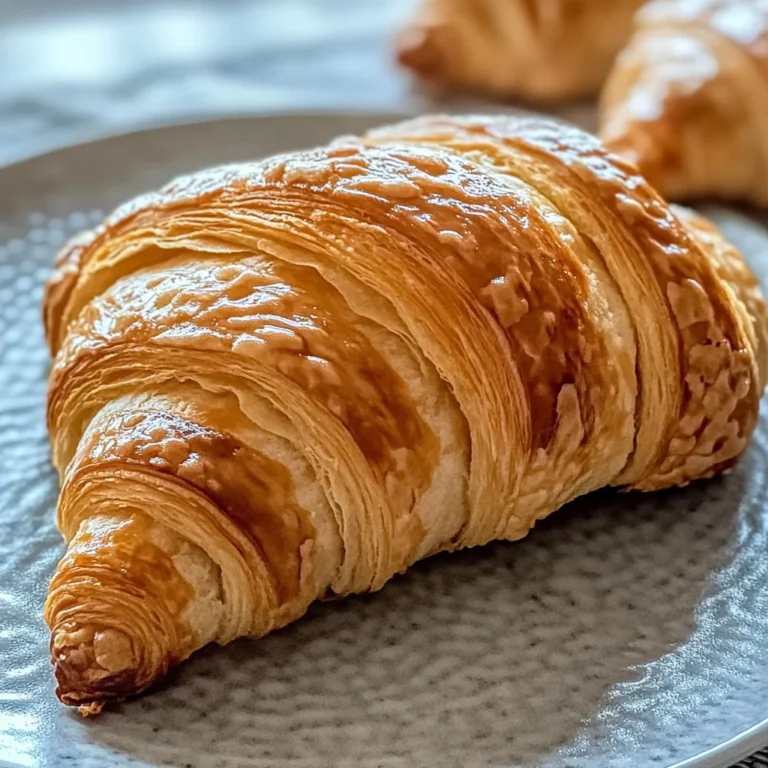 Melt-in-Your-Mouth Homemade French Croissant Delight